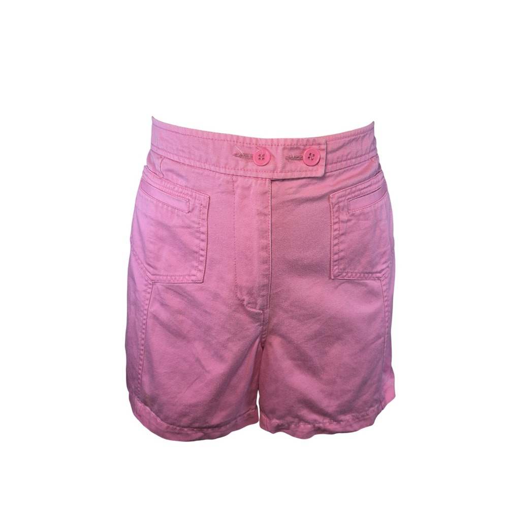 Vintage 80s 90s Jessica Sport Plus Cargo Shorts Neon Pink Gorpcore Utility 34"
